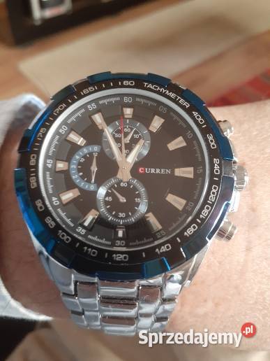 Duży zegarek męski Curren solidna bransoleta Zegarki i Biżuteria lubuskie Gorzów Wielkopolski