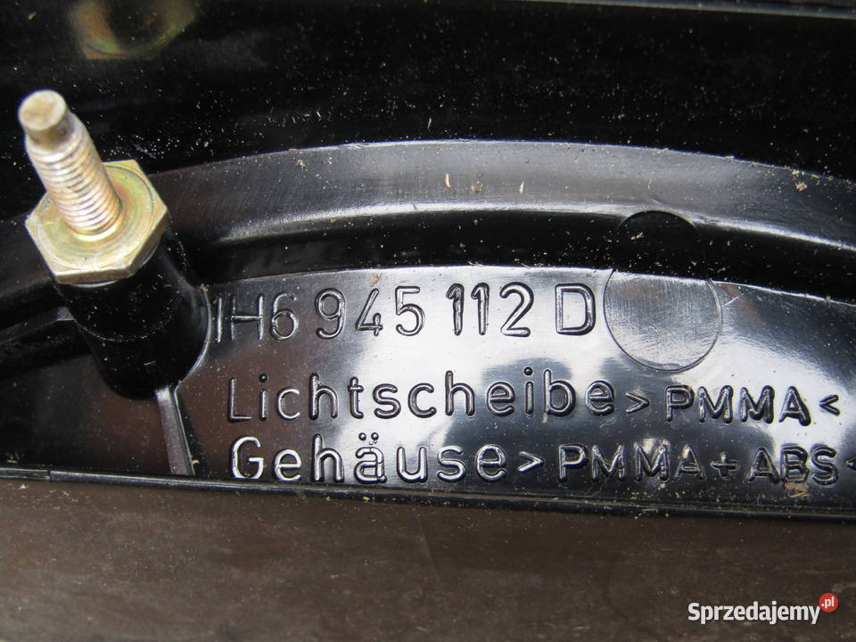 LAMPA TYLNA LEWAPRAWA VOLKSWAGEN GOLF III HB osobowe Mysłaków sprzedam