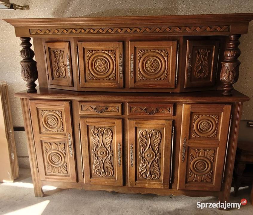 DREWNIANY KREDENS Nysa