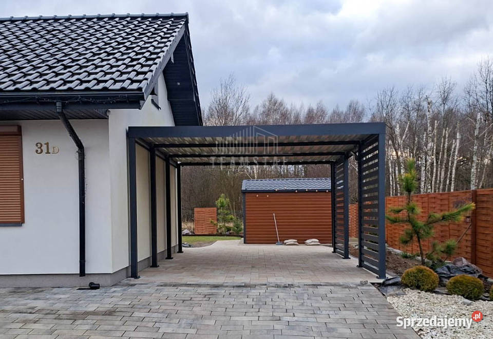 Carport PREMIUM Wiata samochodowa 4x5m dodatkowa 20m2 sprzedam