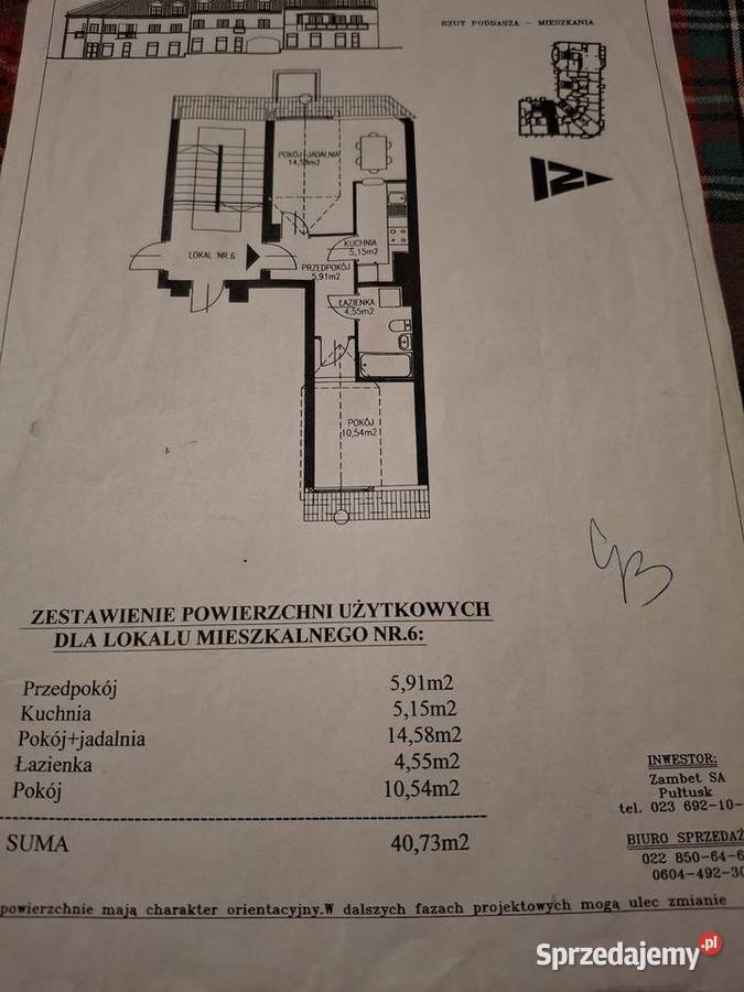 Mieszkanie Serock 2 pokoje na rynku