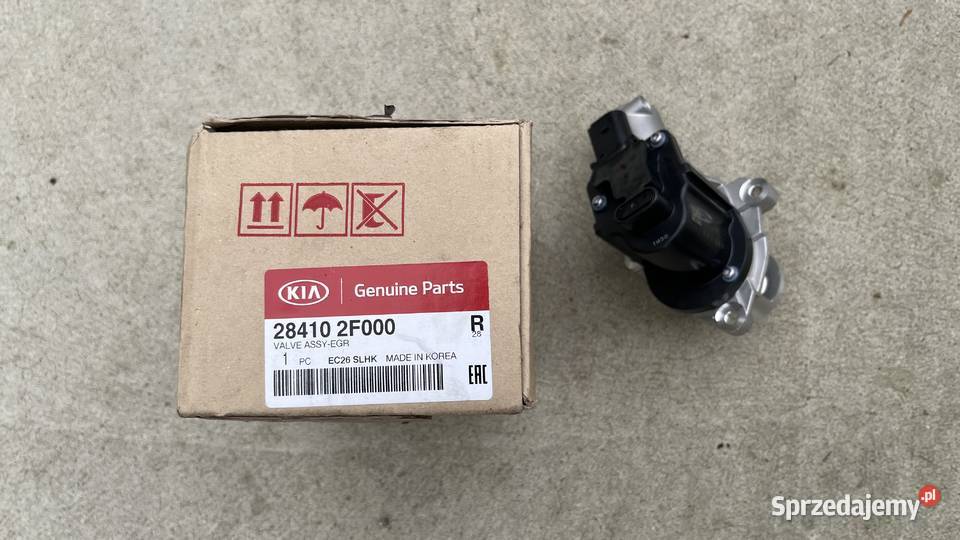 Zawór EGR 284102F000 Nowy Oryginalny KIA Sorento osobowe Recyrkulacja spalin EGR Nur sprzedam