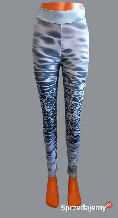 Legginsy damskie sportowe spodnie elastyczne