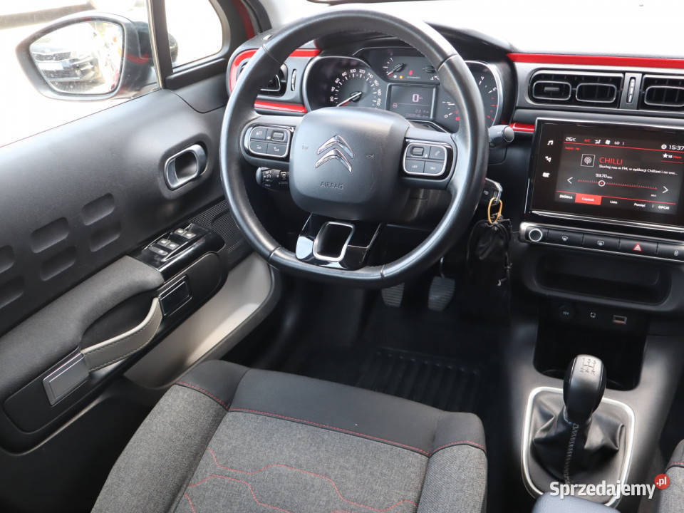 Citroen C3 12 PureTech asystent pasa ruchu Katowice