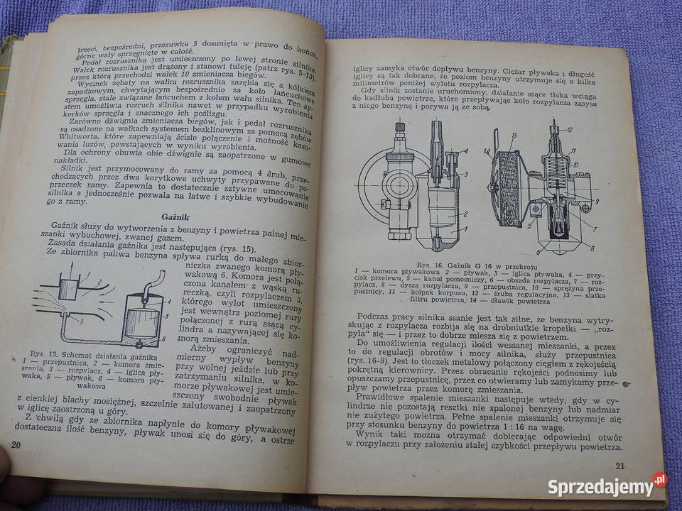 Obsługa Motocykla SHL 125 1953 stan nie Sokół mazowieckie Warszawa