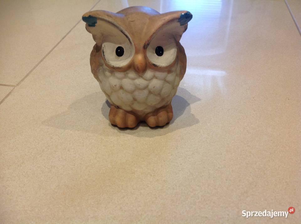 Sowa Sówka Ceramiczna