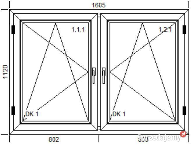 Okno Schco Living MD 82 z roletą 1605 x 1290 Kujakowice Górne