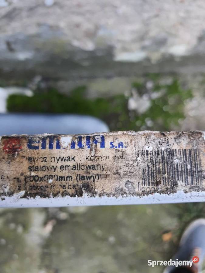 Lewozmywak stalowy emaliowany lewy Aleksandrów Łódzki sprzedam