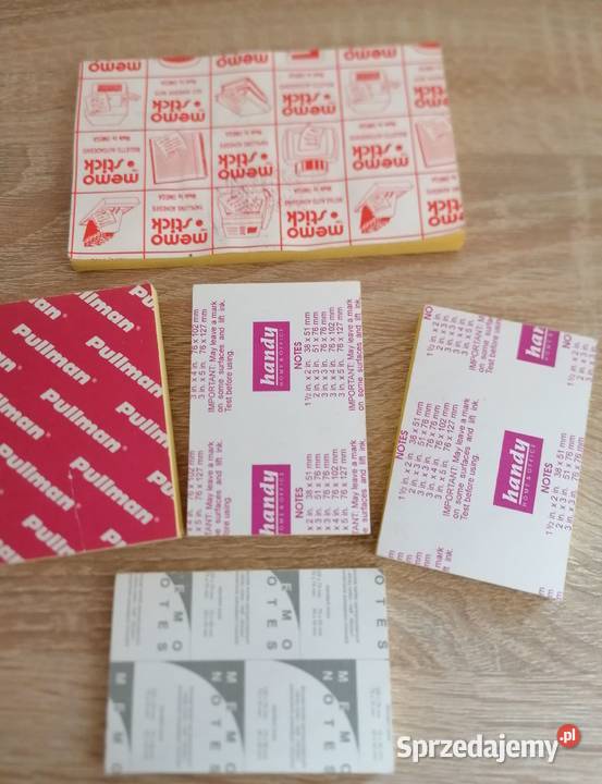 Karteczki samoprzylepne żółte