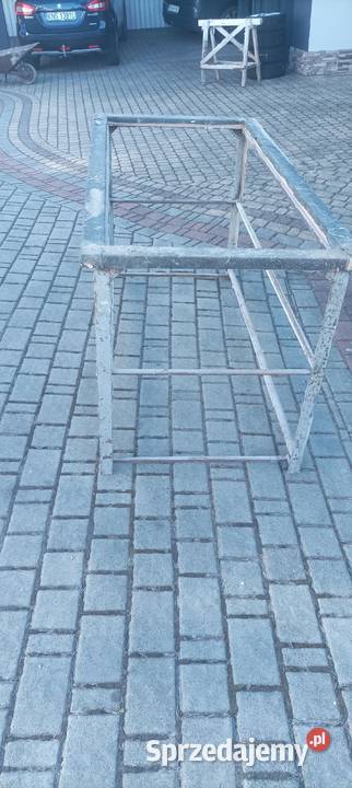 sprzedam konstrukcję stołu regał roboczy stalowy Nawojowa