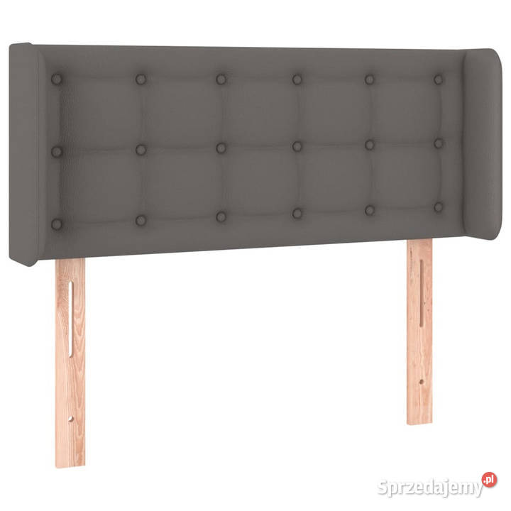 Zagłówek uszak szary 103x16x7888 sztuczna skóra Warszawa sprzedam