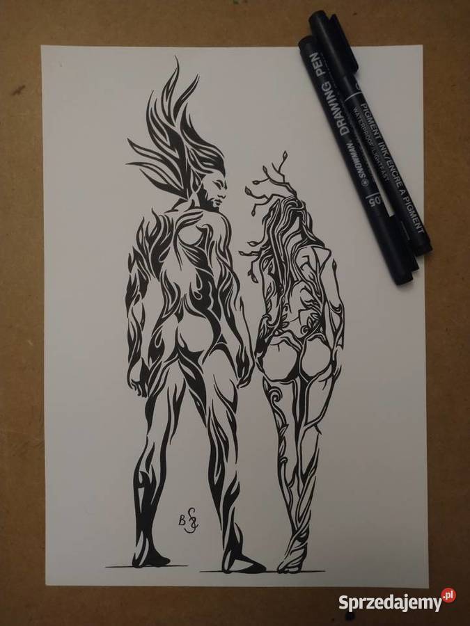 Rysunek para cienk blok t A4 250 gm2 Warszawa