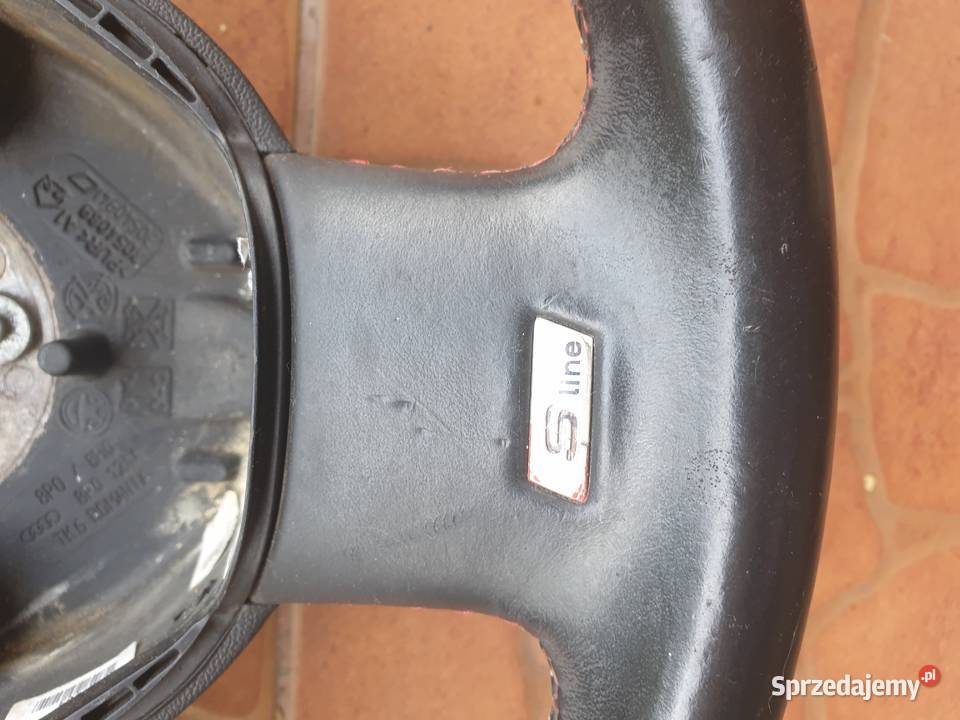 AUDI 8P0 SLINE kierownica skórzana łopatki