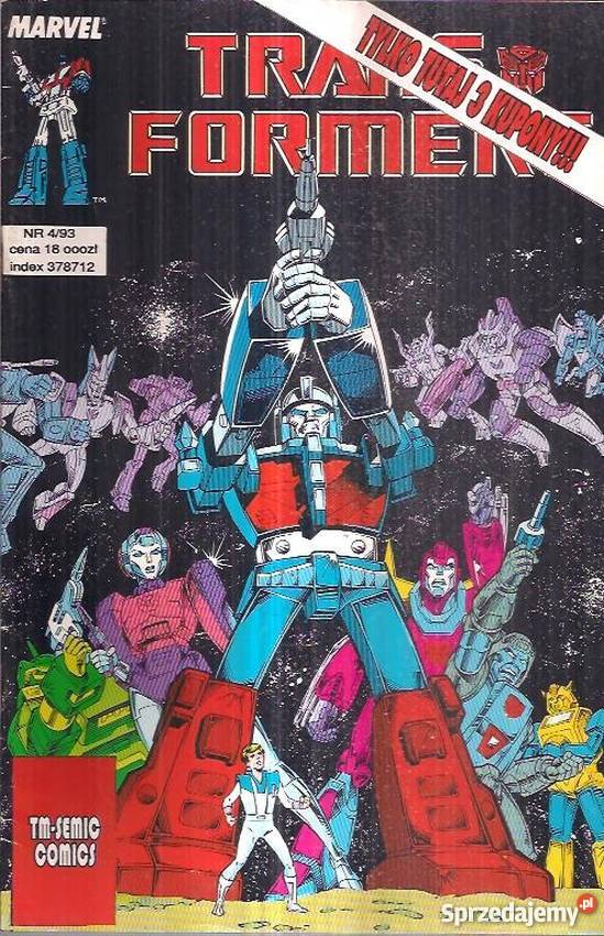 TRANSFORMERS CZŁOWIEK W MASZYNIE Rok wydania 1993 Piła