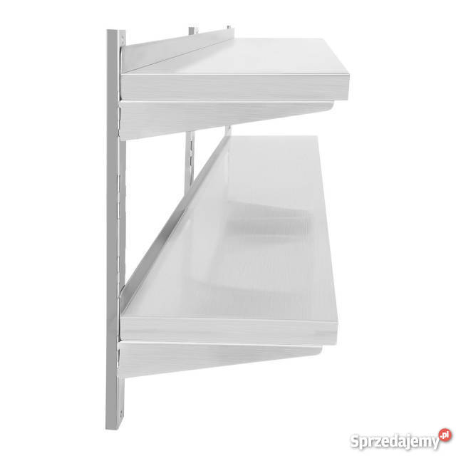 Półka ze stali nierdzewnej podwójna 2x160 Poczesna