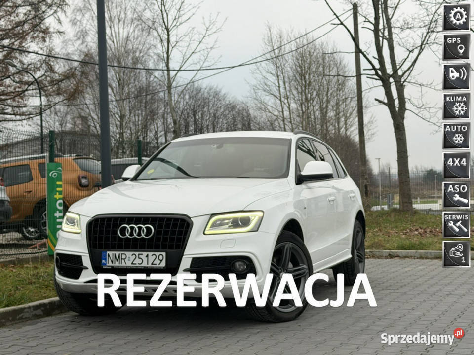 Audi Q5 20 TDI 177 LED SLINE QUATTRO Automat serwisowany w ASO Mrągowo