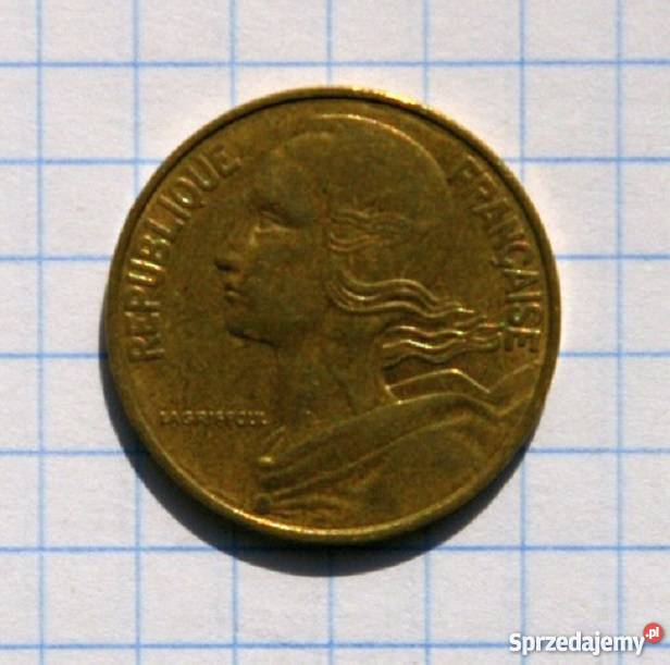 20 CENTIMES 1983 FRANCJA Numizmatyka Piszczac