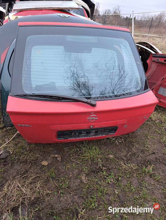 Klapa tylna Opel Astra g hatchback 9809 czerwona osobowe Kraków sprzedam
