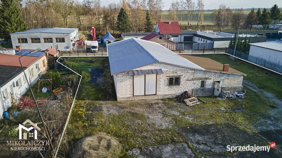 Hala garaże w Sędławkach działka 031 ha warmińsko-mazurskie Bartoszyce