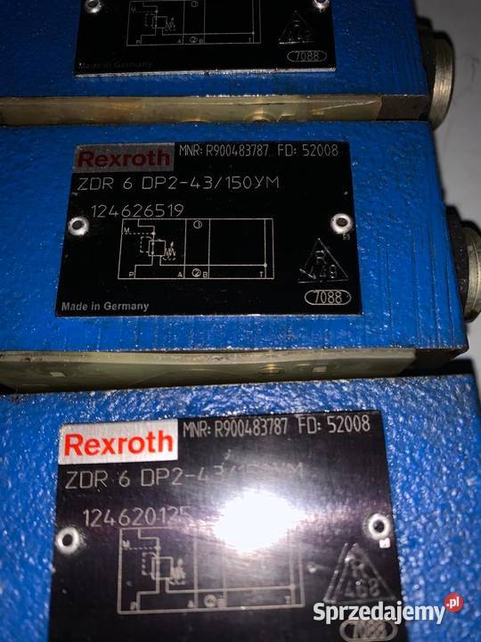 Rexroth ZDR 6 DP243150ym Pressure Reducing Valve Pozostałe Warszawa