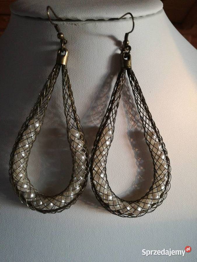 Kolczyki z perełkami sprzedam