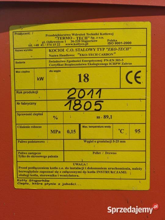 Piec na ekogroszek z podajnikiem Stąporków Kowalewo Pomorskie