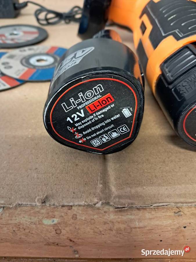 używana mini szlifierka na tarcze 75 mm zasilana Sandomierz