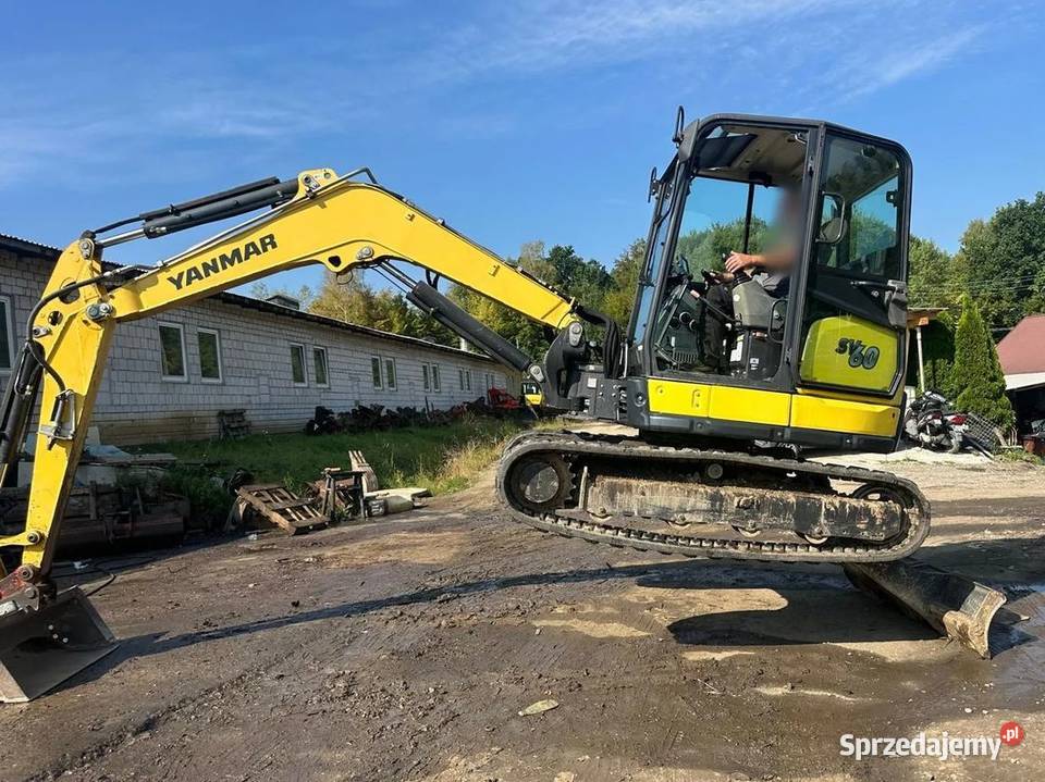 Minikoparka Gąsienicowa YANMAR SV60A SV 60 Waga Tymowa