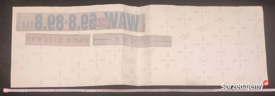 Unikat old school lata 90 bduża 69 naklejka Warszawa