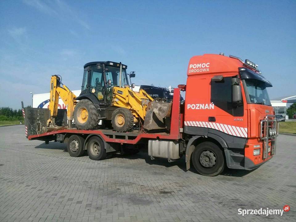 Transport traktorów opryskiwaczy przyczep Poznań