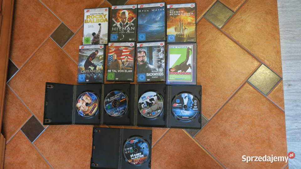 Filmy na płytach DVD 19 sztuk Piotrowice