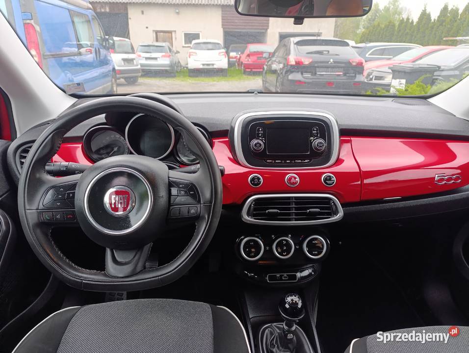 Fiat 500X 16 benzyna bogate wyposażenie 2017r 500X Lgota-Mokrzesz