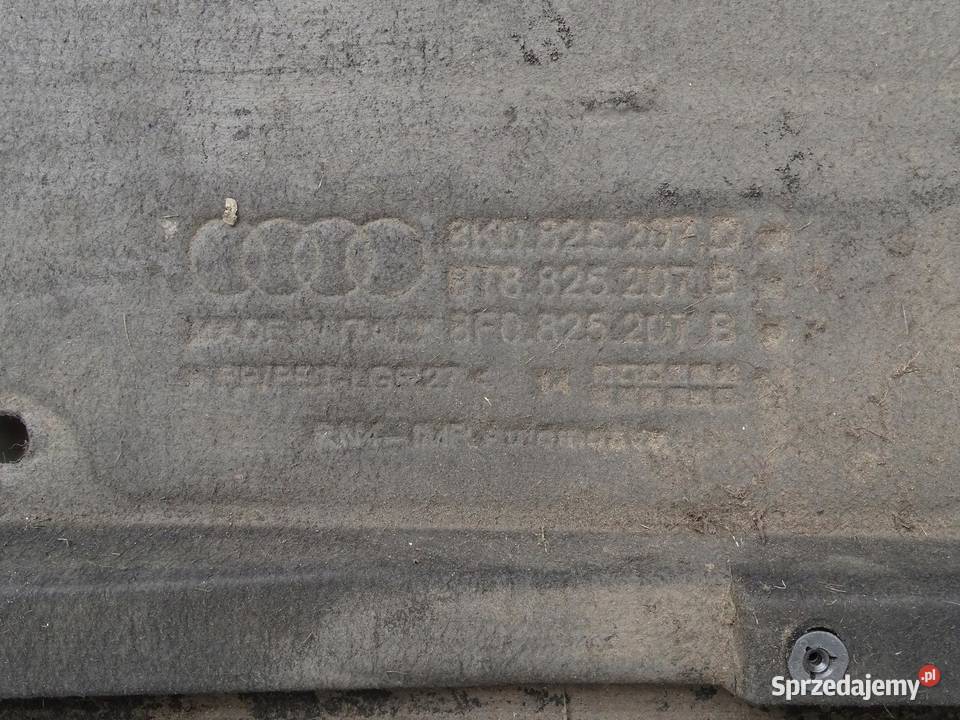 OSŁONA PŁYTA DOLNA PODWOZIA LEWA AUDI A4 B8 A5