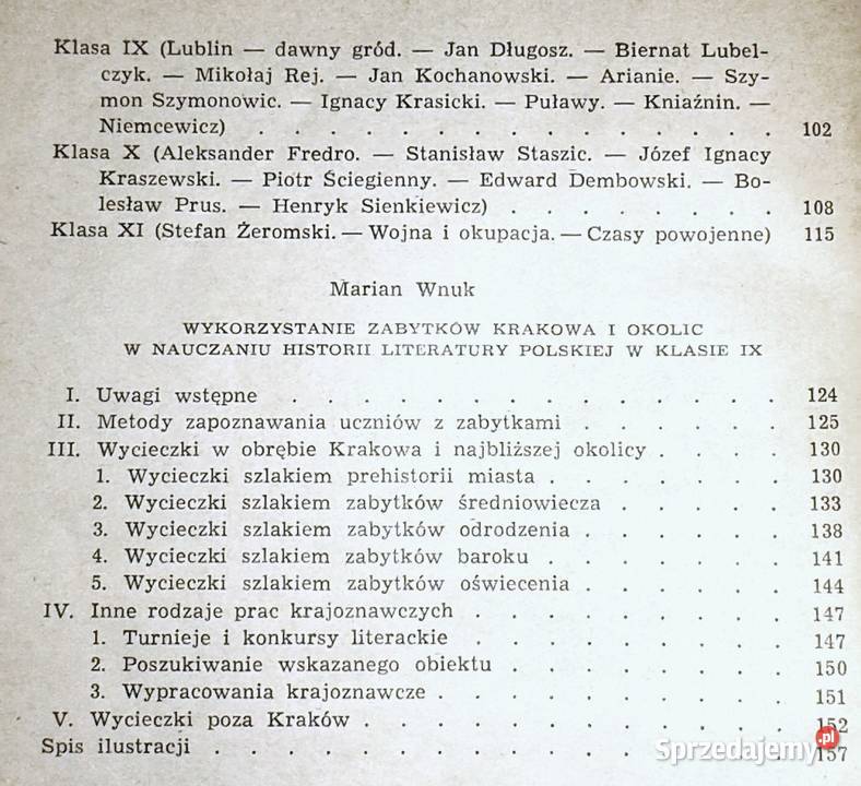 Szkolne wycieczki polonistyczne Władysław Rok wydania 1967 Pozostałe Chełm