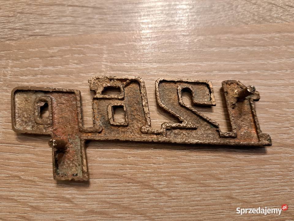 Logo znaczek mosiądz Fiat126p wielkopolskie Leszno
