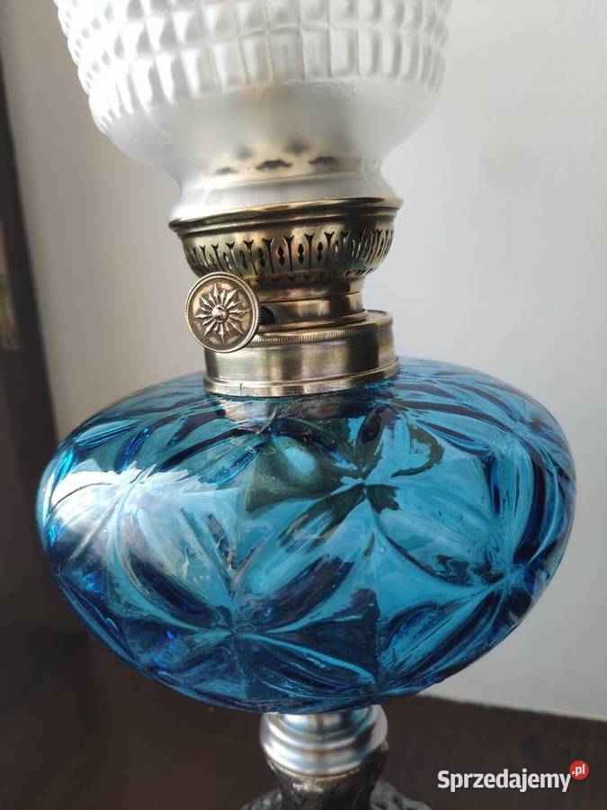 Stara francuska wyjątkowa cynkalowa szklana Antyki małopolskie Kraków