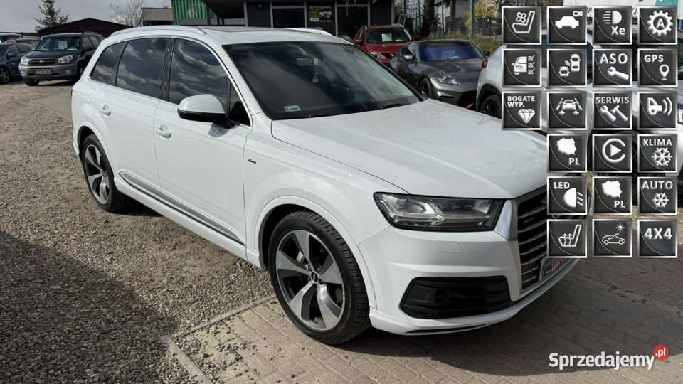 Audi Q7 30tdi quattro 3 x sline wersja 7os pomorskie