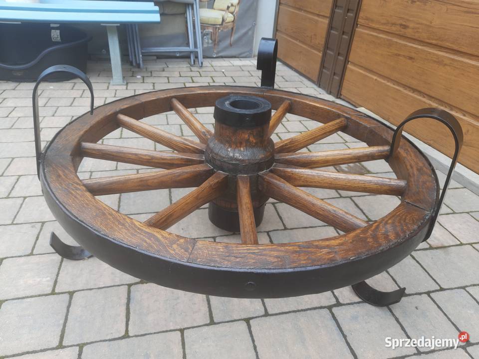 stolik kawowy ława z koła wozu Mielnica Duża
