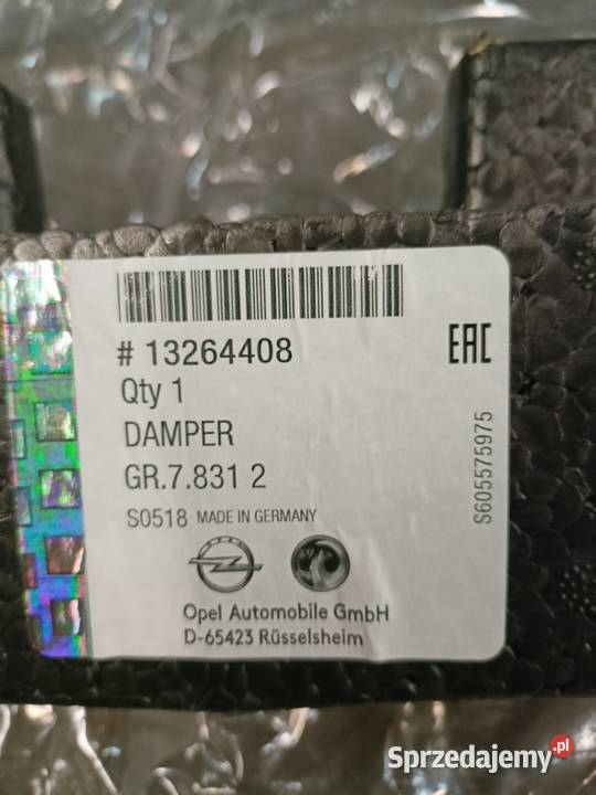 Opel astra J absorber zderzaka przedniego nowy łódzkie Czechy