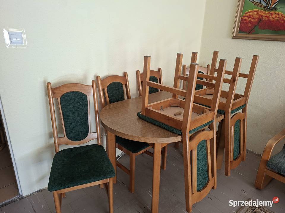 Stół z krzesłami Łaziska Górne