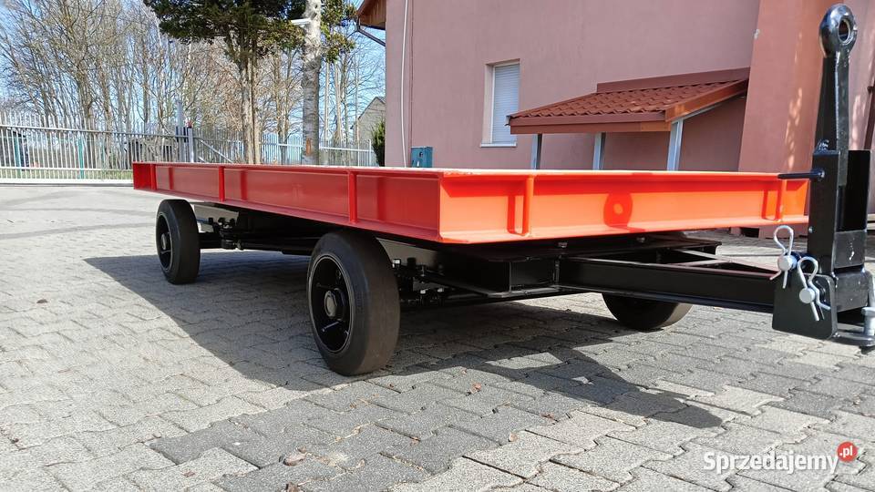 Przyczepa zakładowa wewnątrzzakłada platforma towarowe wielkopolskie