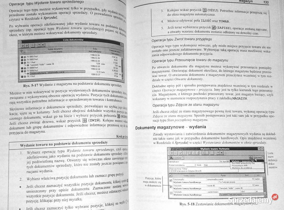 Sprzedaż Magazyny Handel Usługi rozliczenia Książki i Podręczniki