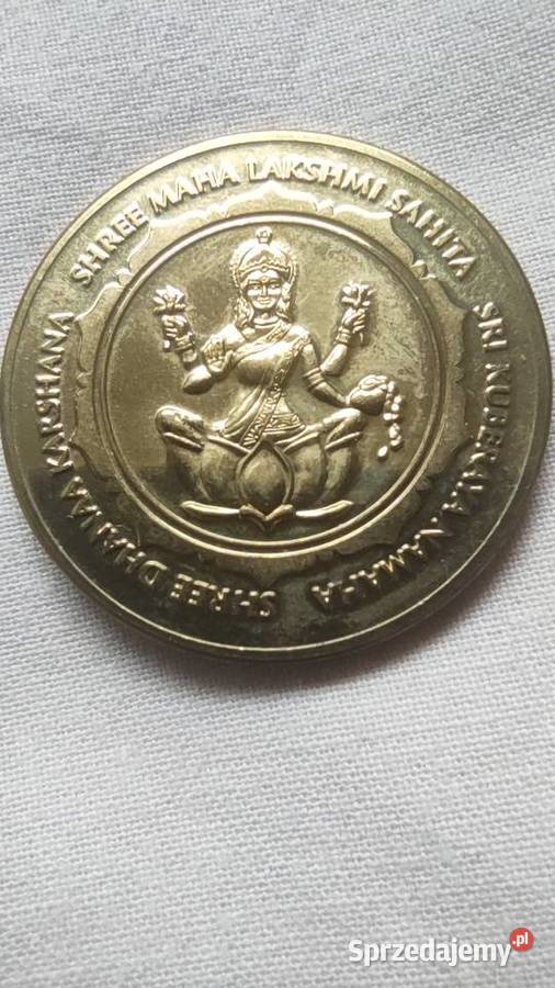 Lakshmi bogini bogactwa moneta Szczecin