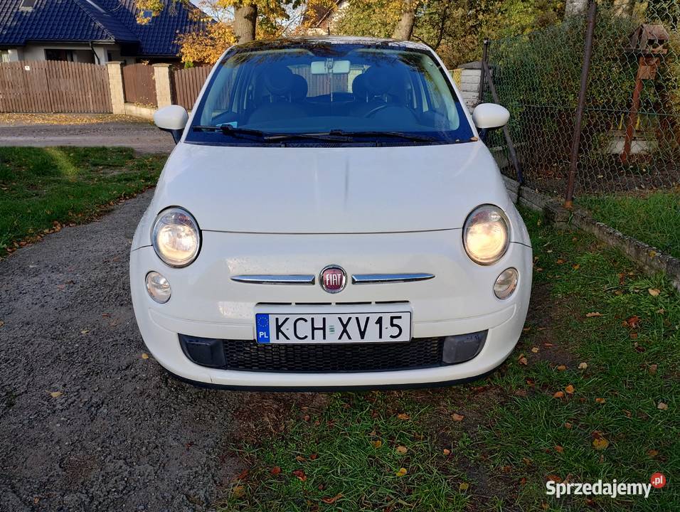 Fiat 500 szklany dach