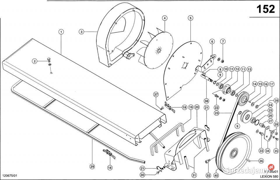 Claas Lexion 580 OBUDOWA ŁOŻYSKA 0007975290 wielkopolskie Jastrzębniki sprzedam