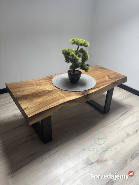 Piękny stolik kawowy lity orzech małopolskie