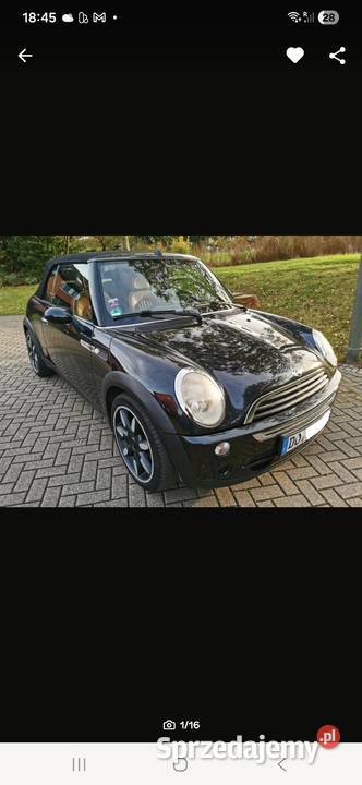 Mini Cooper Cabrio warmińsko-mazurskie Szczytno
