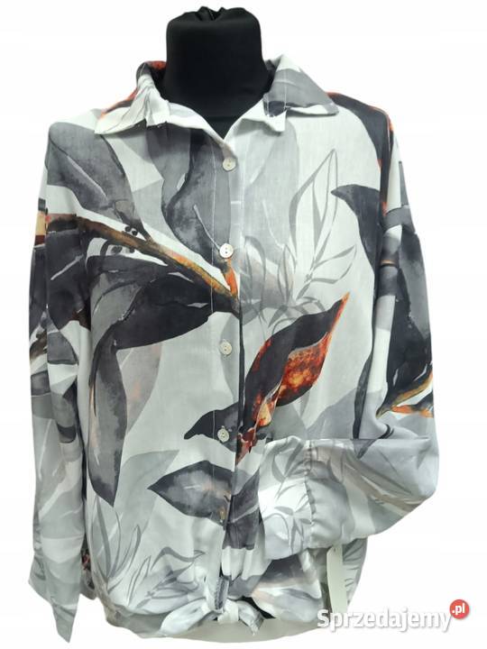 KOSZULA damska szara wzór biust 114 łódzkie Pątnów