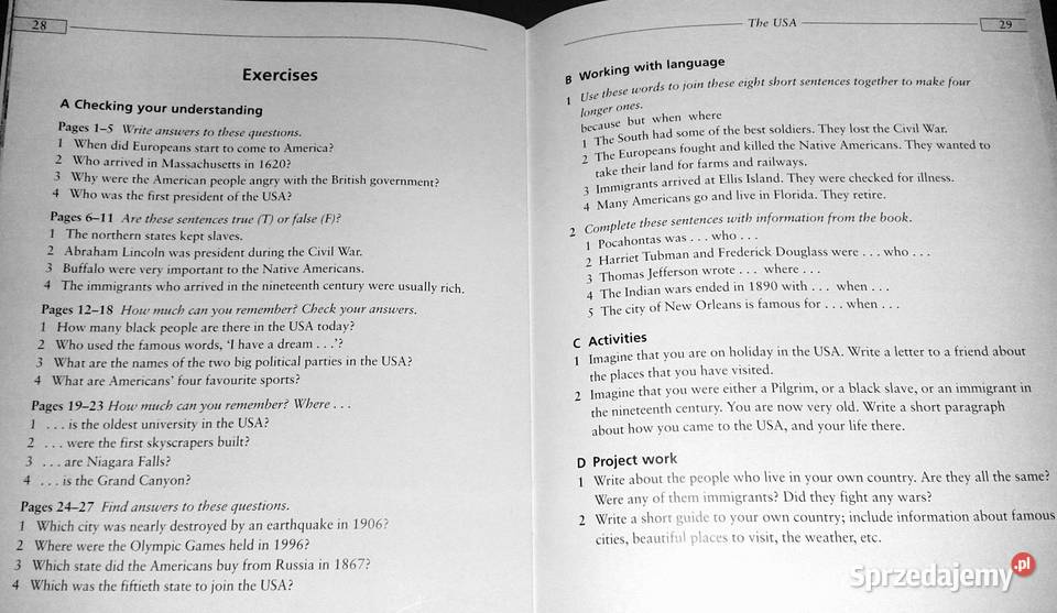 The USA Oxford Bookworms Factfiles 3 Alison Pozostałe lubelskie Chełm