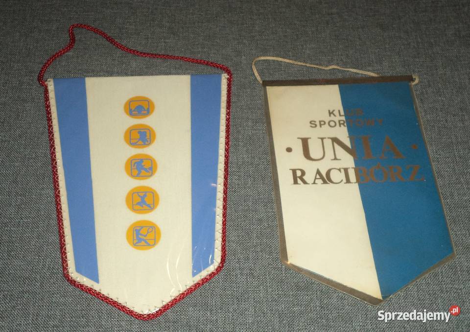 OKS Odra Opole KS Unia Racibórz proporczyk Piekary Śląskie